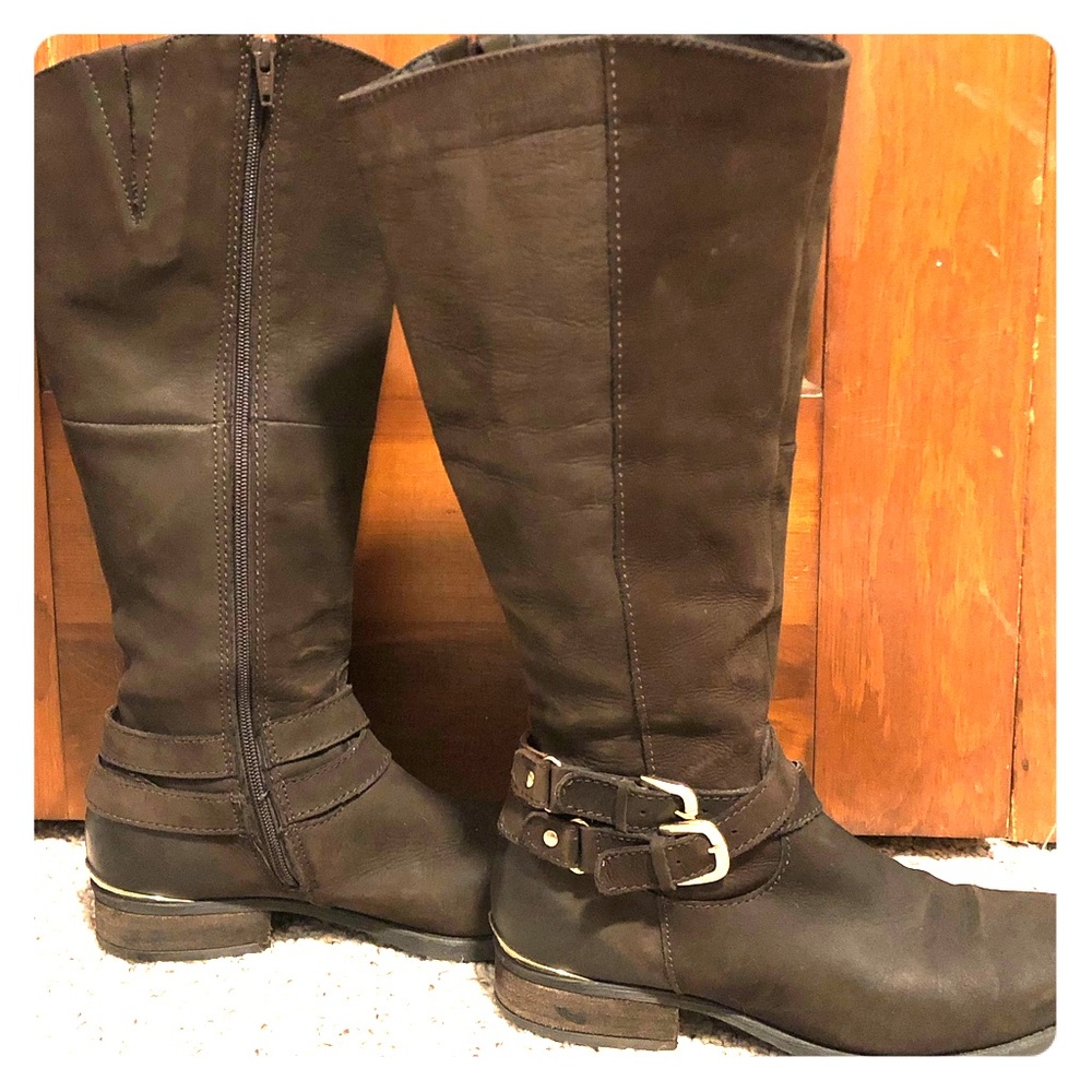 Steve Madden Dark Brown Riding Boots